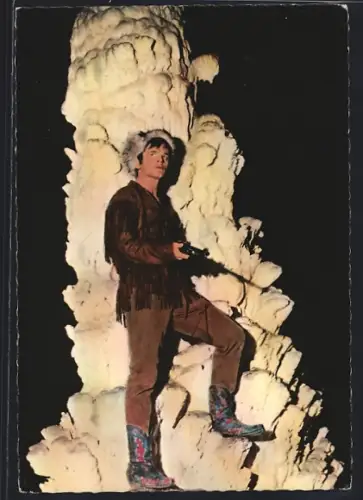AK Winnetou II. Teil, Bandenmitglied Luke hilft den Verbrechern, Klaus Kinski