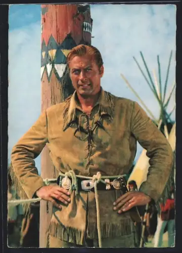 AK Lex Barker am Marterpfahl, Karl May