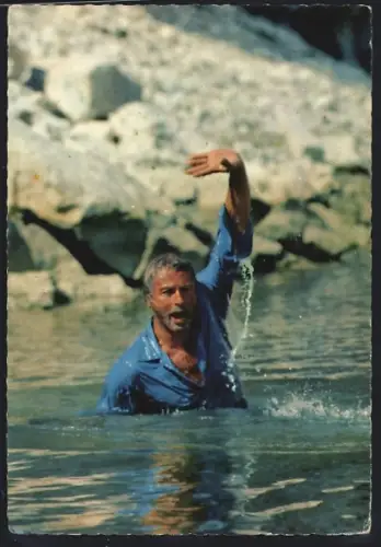 AK Karl May, Winnetou I, Lex Barker im Fluss