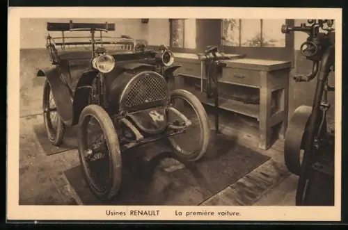 AK Auto Renault, la première voiture, das erste Auto