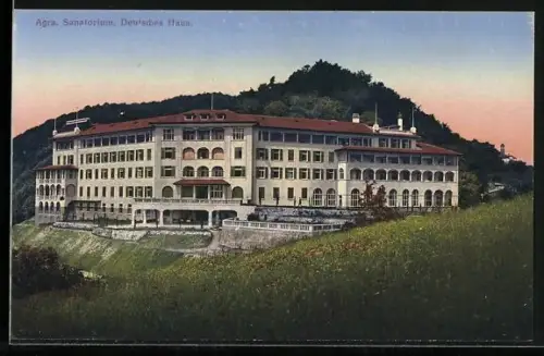 AK Agra, Sanatorium, Deutsches Haus
