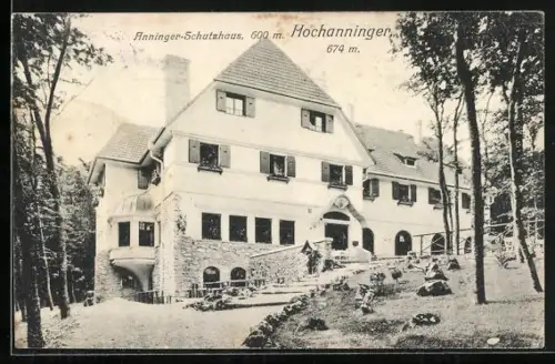 AK Anninger-Schutzhaus, Hochanninger, Gesamtansicht