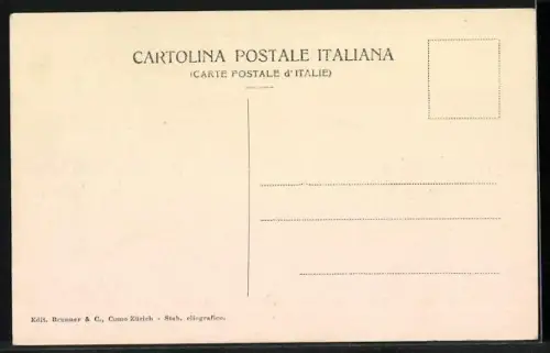 AK Bellagio, I Portici, Arkadengang mit Geschäften