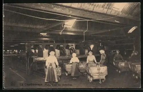 AK Belgique, Le Charbonnage, Platforme de reception des charlots de mines