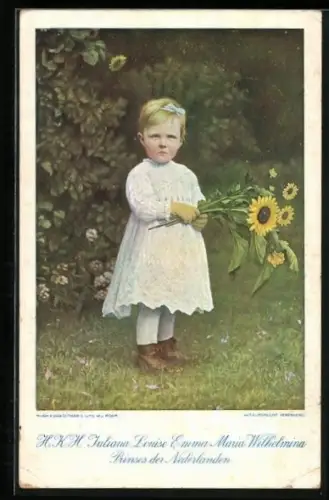 AK Juliana Luise Emma Maria Wilhelmina Prinses der Nederlanden