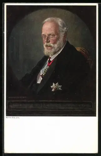 AK Luwig III. von Bayern, Portrait