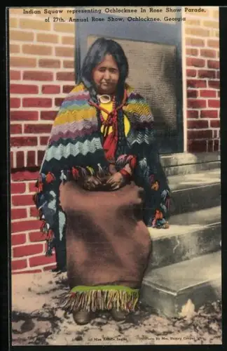 AK Ochlocknee, GE, Indian Squaw representing Ochlocknee In Rose Show Parade of 27th Annual Rose Show