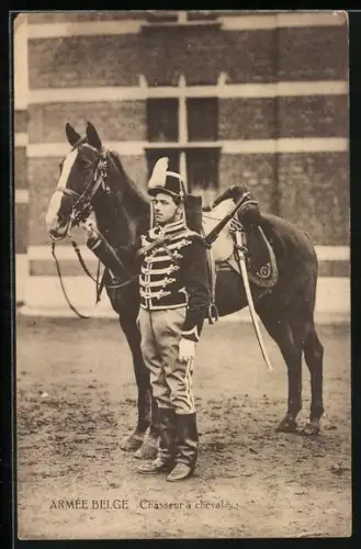 AK Armée Belge, Chasseur à cheval