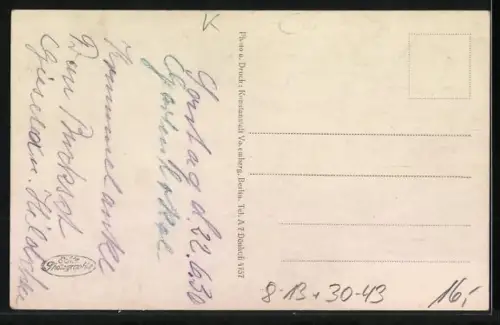 AK Berlin, Musikkorps ehem. Hoboisten u. Trompeter des Garde-Krops, Musikdirektor Otto Goerner