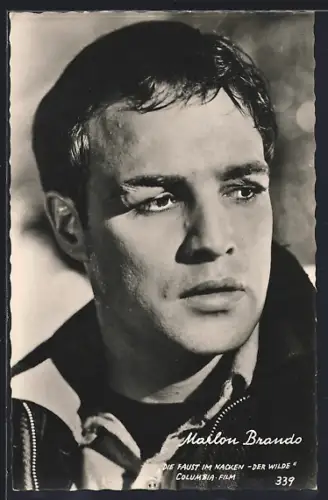 AK Schauspieler Marlon Brando, Portrait
