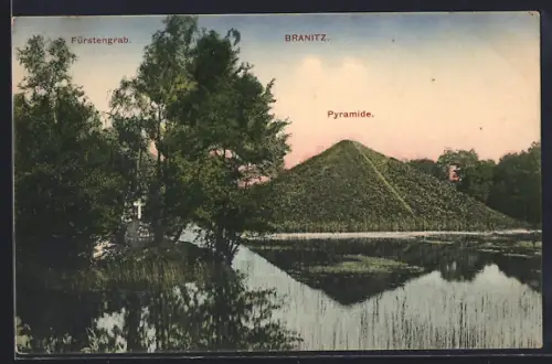 AK Branitz, Fürstengrab, Pyramide