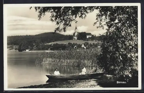 AK Birnau, Blick auf Kirche und See