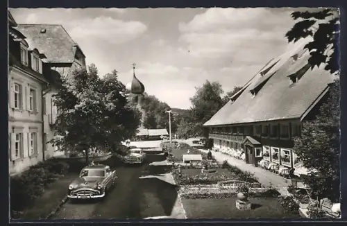 AK Hinterzarten /Hochschwarzwald, Park-Hotel Adler, Kirche