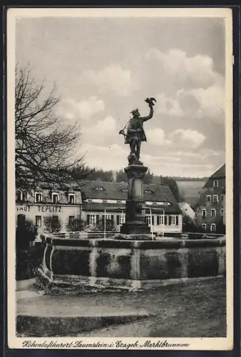 AK Lauenstein i. Erzgeb., Marktbrunnen