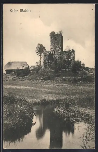 AK Königsfeld / Schwarzwald, Ruine Waldau