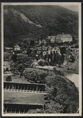AK Bad Kreuznach, Kreuznacher Kinderheilanstalten / Victoriastift, Cecilienhaus und Parkhaus