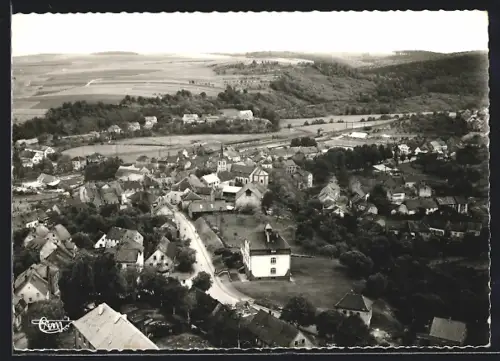AK Eppelborn /Saar, Luftaufnahme mit Illbachtal