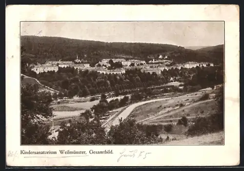 AK Weilmünster, Kindersanatorium, Gesamtbild