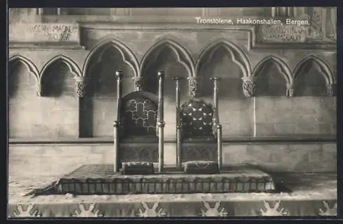 AK Bergen, Tronstolene, Haakonshallen