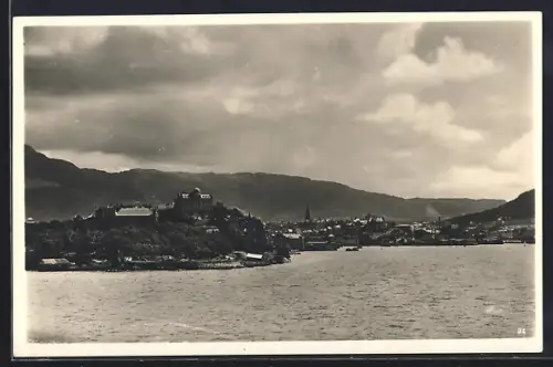 AK Bergen, Blick auf den Ort