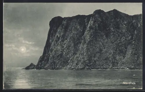 AK Nordkap, Nordkap im Mondschein