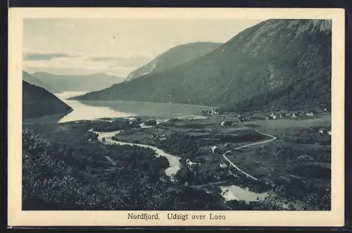 AK Loen /Nordfjord, Udsigt over Loen