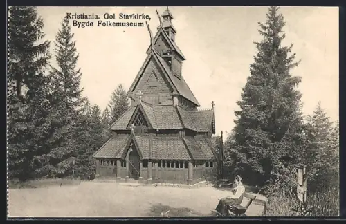 AK Kristiania, Gol Stavkirke, Bygdö Folkemuseum