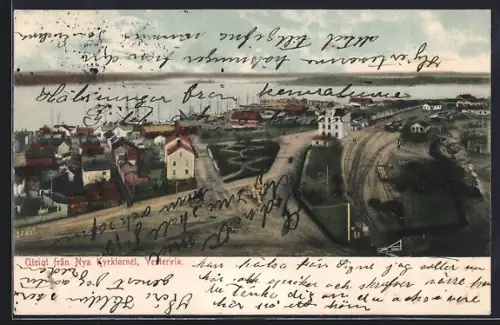 AK Vestervik, Ütsigt fran Nya Kyrktornet