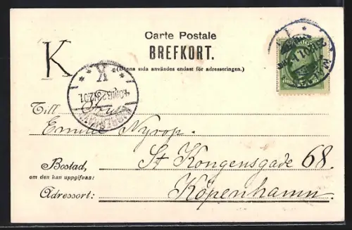 AK Malmö, Regementsgatan sedd fran Museum