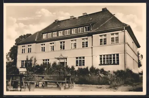 AK Buckow /Märk. Schweiz, Eigenheim des Gaues Mark Brandenburg, Rückansicht