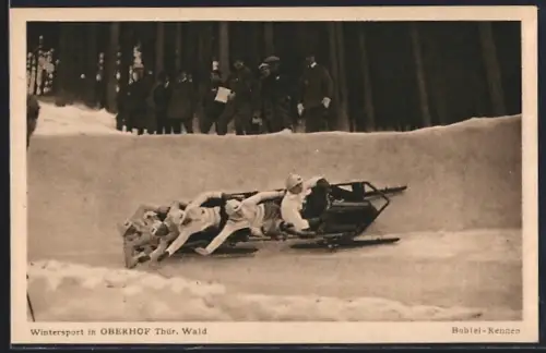 AK Oberhof /Thür. Wald, Wintersport, Boblei-Rennen