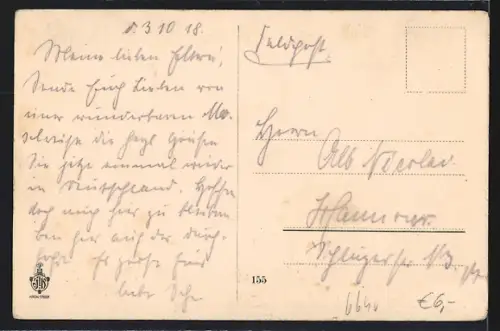 AK Merzig a. d. Saar, Marktplatz