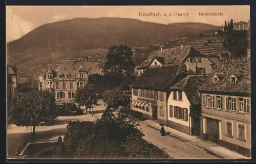 AK Neustadt a. d. Haardt, Neptunplatz