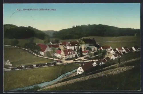 AK Offenhausen / Geisingen, Kgl. Gestütshof