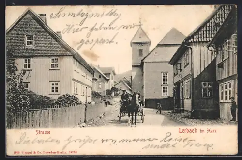 AK Lerbach im Harz, Strasse