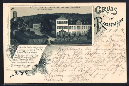 AK Thale, Hotel zur Rosstrappe