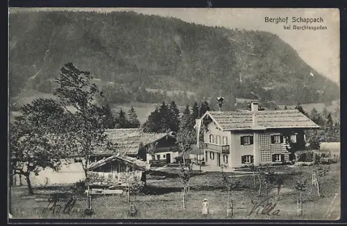 AK Berchtesgaden, Hotel und Berghof Schappach