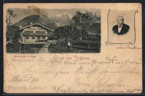 AK Schönau / Berchtesgaden, Hotel und Wirtschaft Kohlhiesl