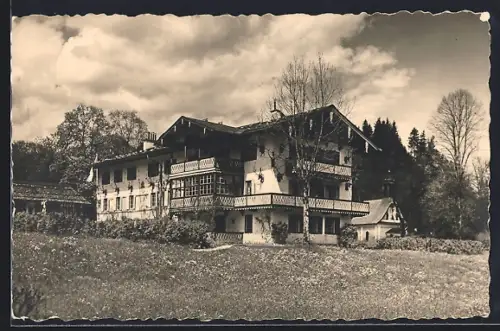 AK Berchtesgaden-Schönau, Hotel und Pension Schloss Hubertus, Inh. W. William