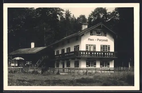 AK Schönau / Berchtesgaden, Hotel Punzeneck