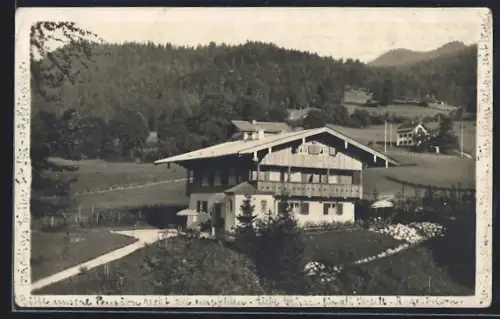 AK Berchtesgaden, Hotel Sonneck, Das Haus der Ruhe