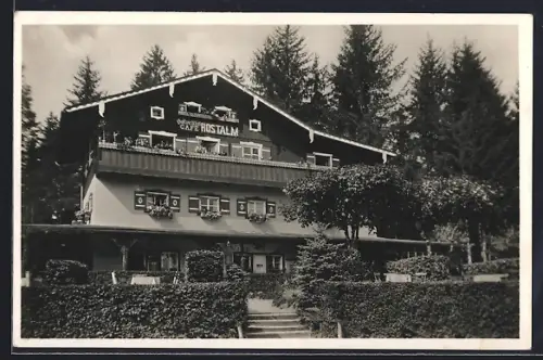 AK Berchtesgaden, Hotel Alpenwirtschaft Rostalm im Sommer