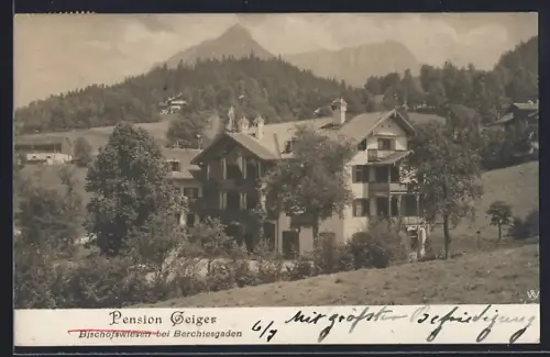 AK Bischofswiesen, Hotel Geiger