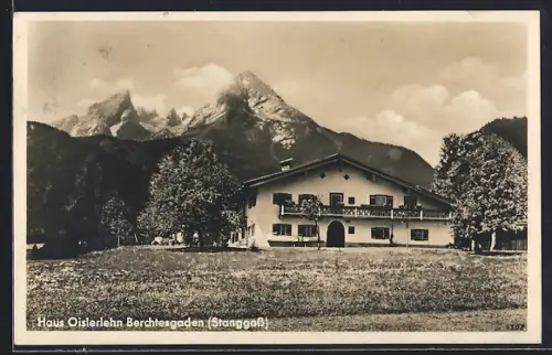 AK Berchtesgaden, Hotel Oislerlehn mit Alpenblick