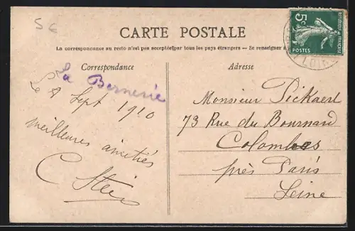 AK Pornic /Loire-Inf., Sainte-Marie, L`église et la vieille tour