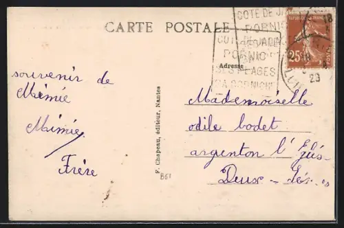AK Préfailles /Loire-inf., L`Escalier de la Falaise et Source à Quirouard