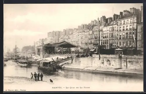 AK Nantes, Le Quai de La Fosse