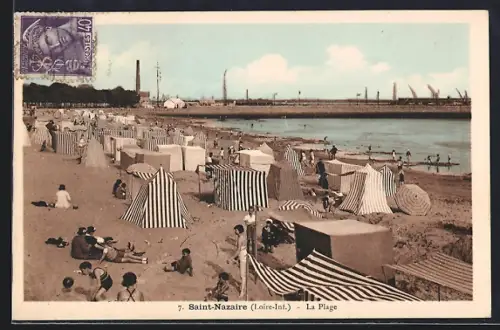AK Saint-Nazaire /Loire-Inf., La Plage