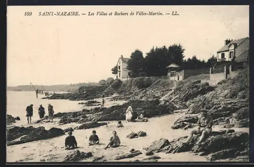 AK Saint-Nazaire, Les Villas et Rochers de Villes-Martin
