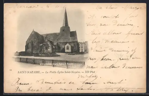 AK Saint-Nazaire, La Vieille Église Saint-Nazaire